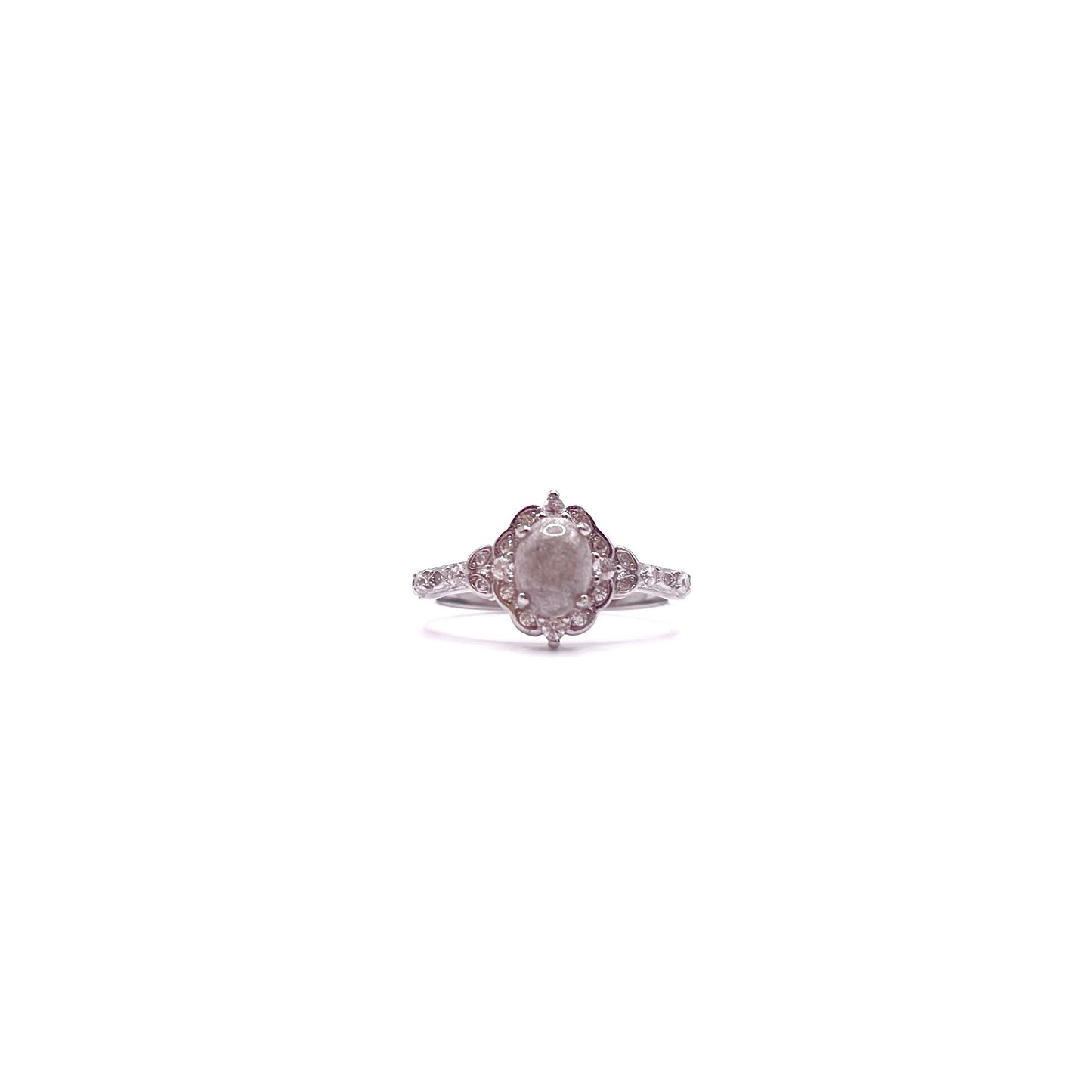 Dainty Oval Keepsake Ring