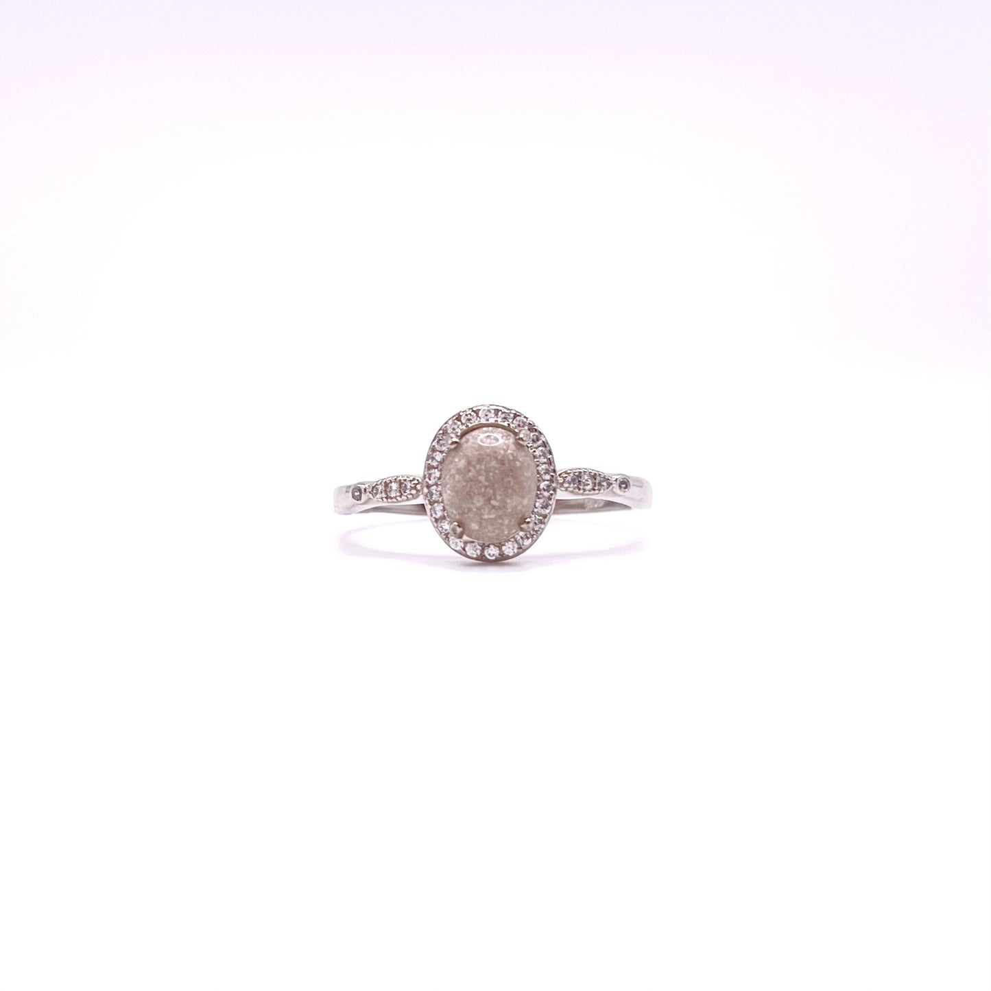 Oval Shaped Keepsake Ring
