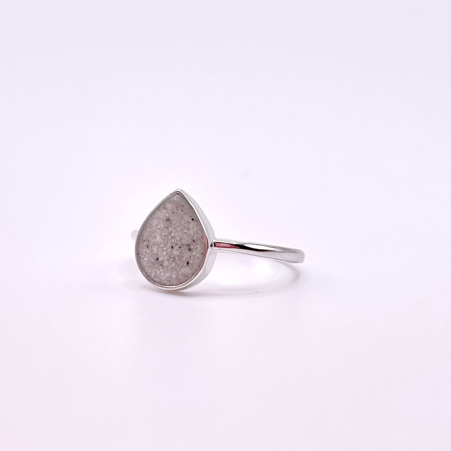 Simple Pear Shaped Ring