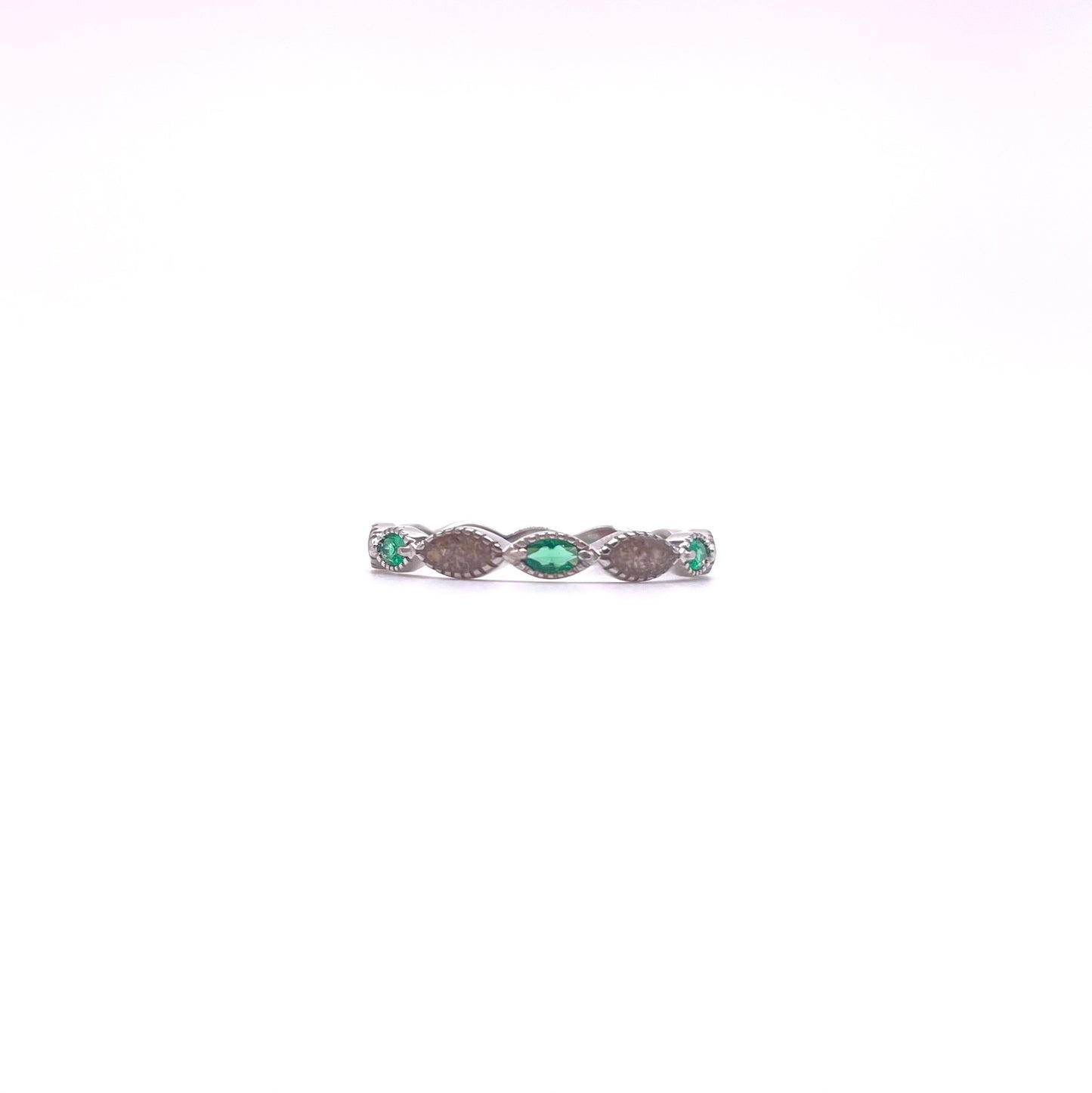 The Eternity Birthstone Stacker Ring