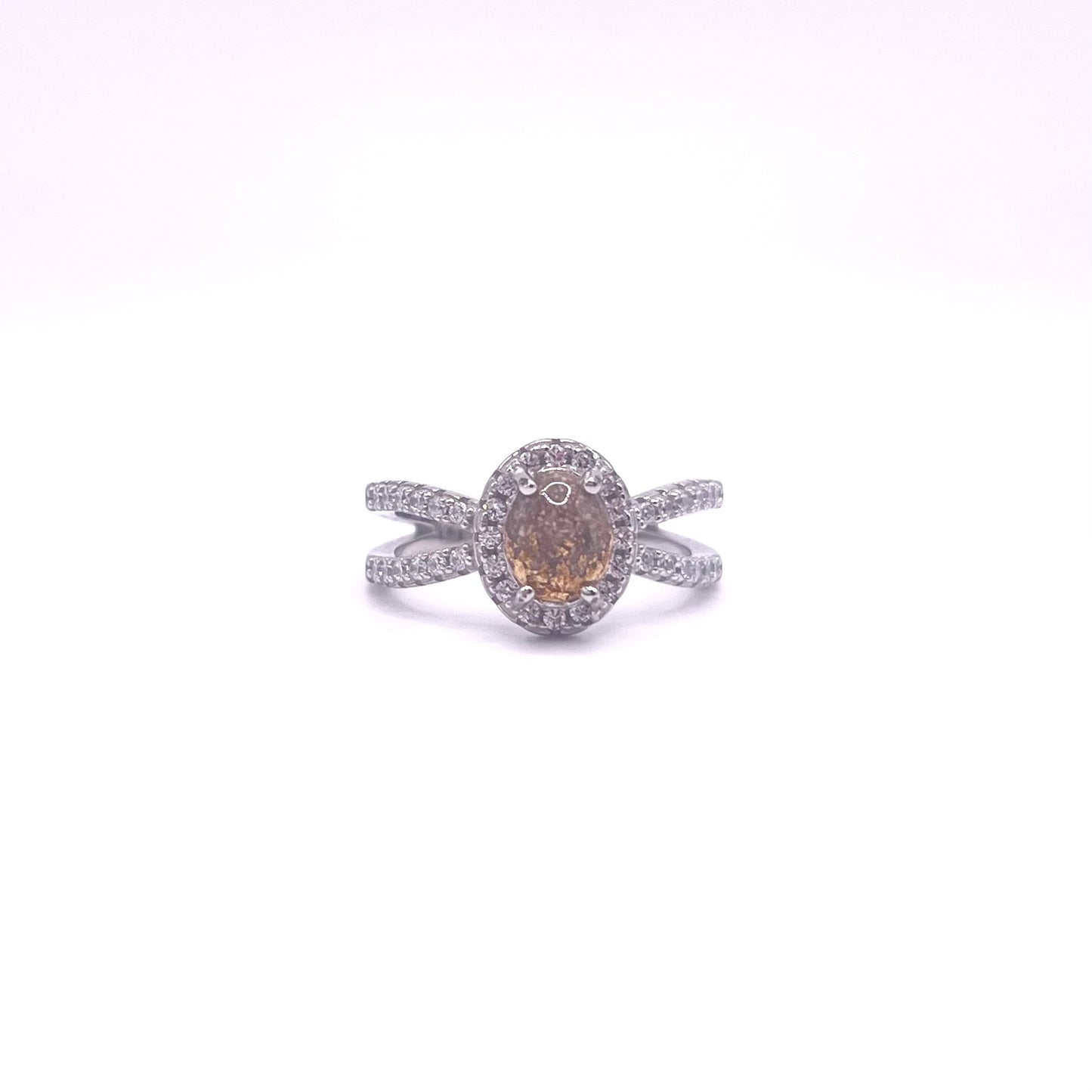 Infinity Halo Keepsake Ring