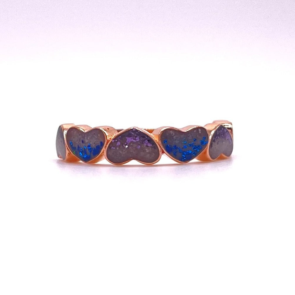 Heart Stacker keepsake Ring