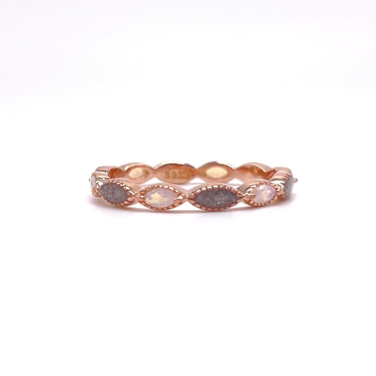The Eternity Birthstone Stacker Ring