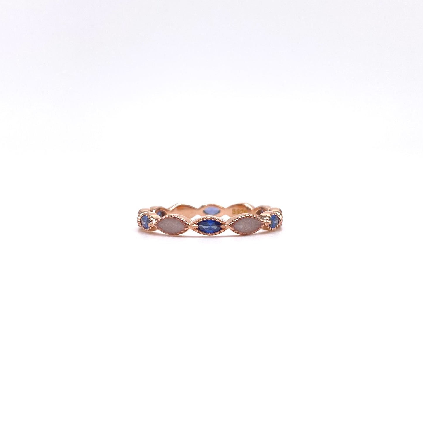 The Eternity Birthstone Stacker Ring