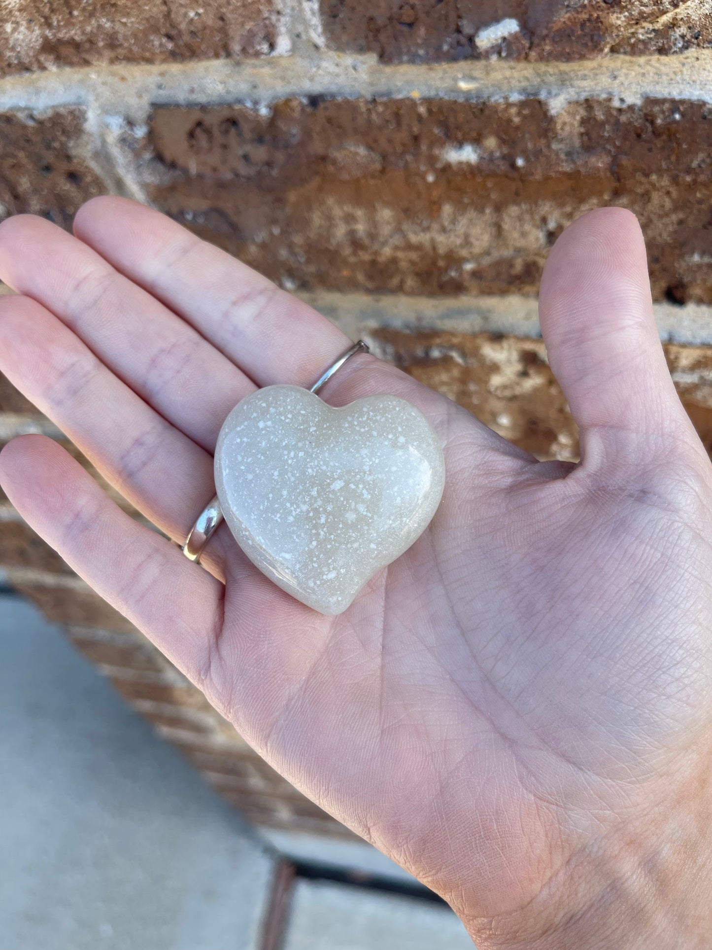 Small Heart Keepsake Palm Stone