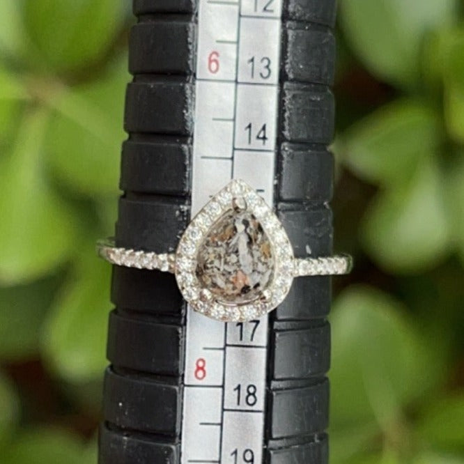 Pear Shaped Keepsake Ring