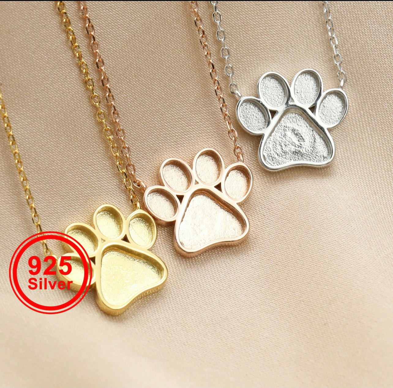 Paw Print Keepsake Necklace