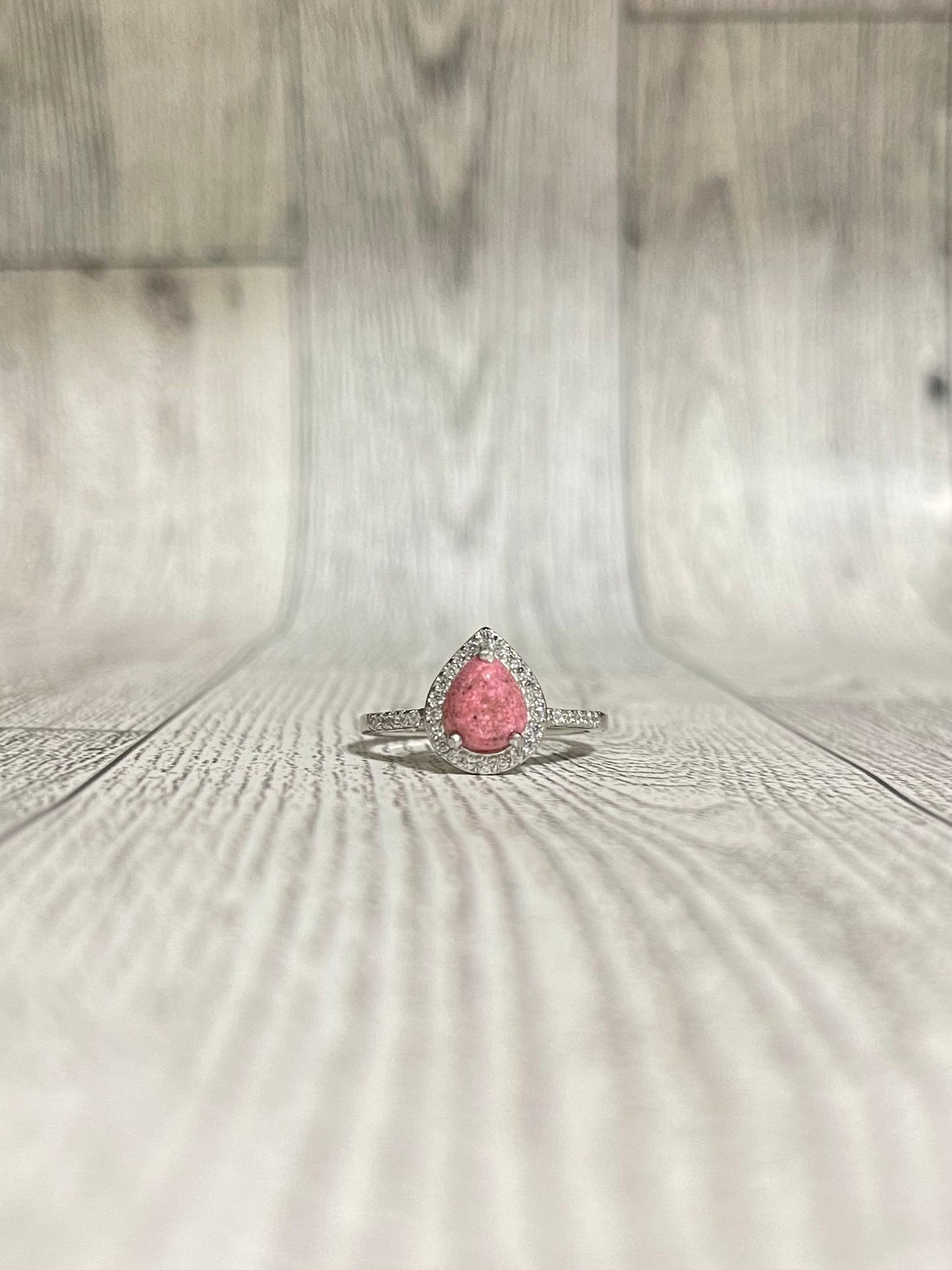 Pear Shaped Keepsake Ring